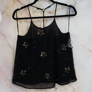Free people beaded tank top